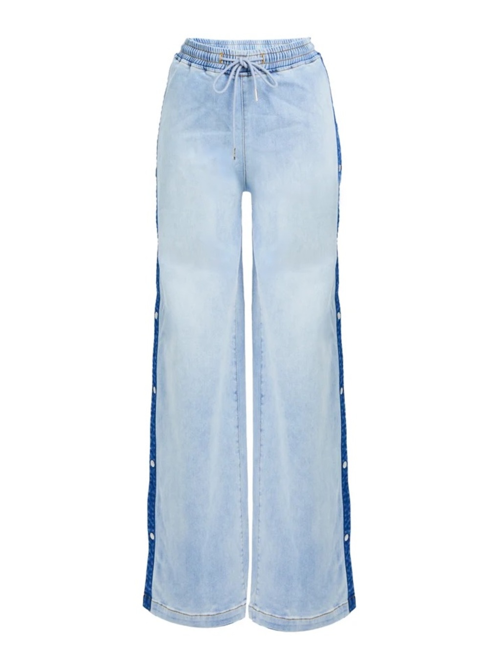 SEROYA Gabbi Wide Leg Jeans - Coastline